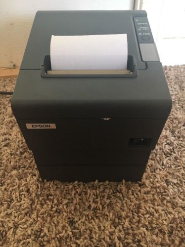 Epson tm-t88iv dark gray thermal receipt printer parallel interface m129h for sale