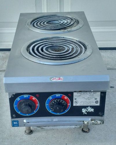 STAR 502 2 Burner Commercial Electric Hot Plate Countertop Range