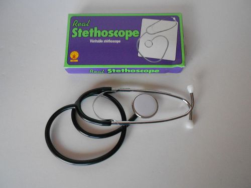 Rubies #867 Real Stethoscope   Black Tubing   Free Shipping
