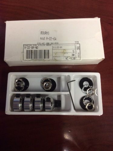 **new**  counting dial with click brake, bourns mod h-22-6a, lot of (4) for sale