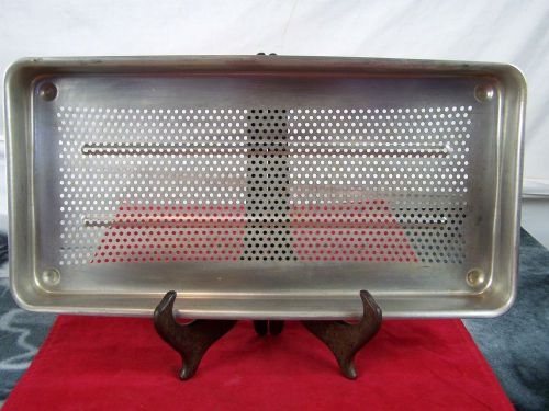 STAINLESS MEDICAL STERILIZATION DISINFECTING TRAY BASKET WITH PREFORATED BOTTOM