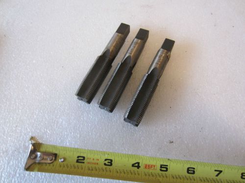 Lot of 3 Morse 7/8&#034; -  14 NF GH4 HS Taps 4 Flute