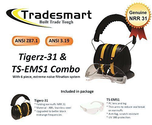 Shooting ear protection safety muffs with noise cancelling construction - for sale