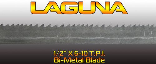 1/2&#034; x 6-10 tpi x 135&#034; bimetal bandsaw blade laguna tools metal cutting blade for sale