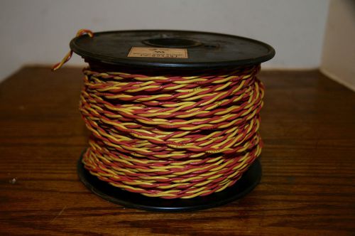 Vintage AT&amp;T Cross Connect Wire 1890 Feet #PZ894391 Ul Listed Cable Red Yellow..