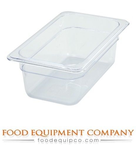 Winco SP7404 Poly-Ware™ Food Pan, 1/4 size, 4&#034; deep - Case of 36