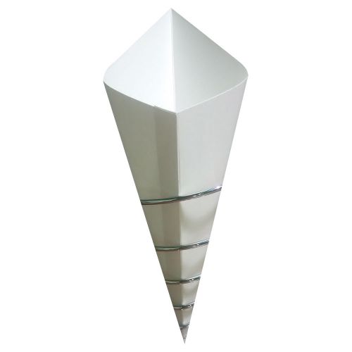 Conetek White Food Cone 11.5 inches 100 count box