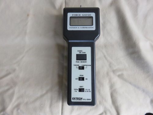 Extech davis instruments digital force gauge fg-5000 for sale