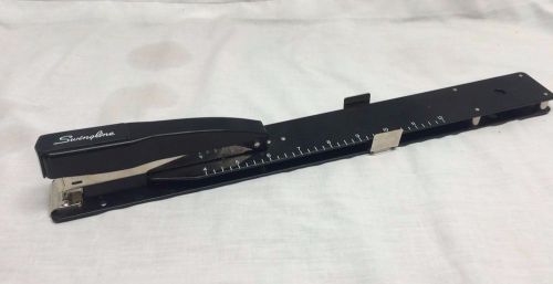 Euc swingline long reach stapler black industrial heavy duty paper guide ruler for sale