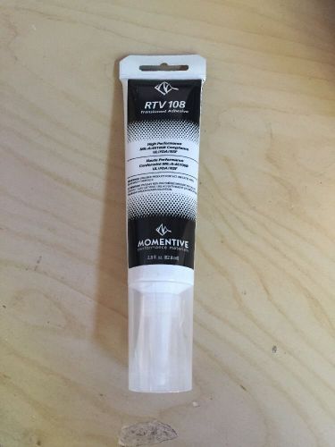 Momentive RTV108 One Part Silicone Sealant, 2.8 Ounce Tube, Translucent