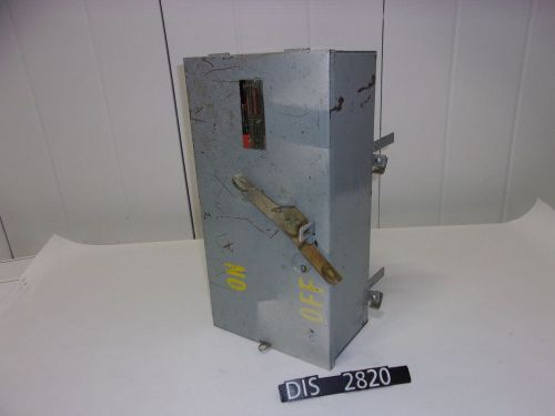 Federal Pacific Electric 600 Volt 60 Amp Fused Disconnect Bus Plug (DIS2820)