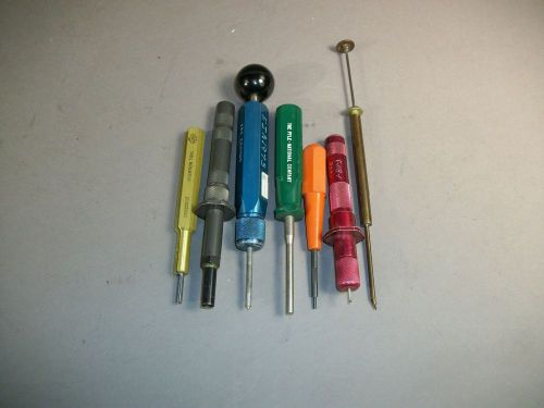 Lot of 7 Aircraft Connector Insertion-Removal Tool (#11)