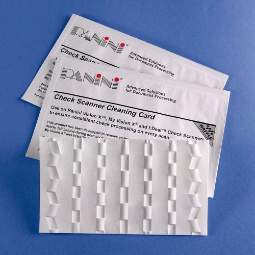 Panini check scanner cleaning cards featuring waffletechnology (15 cards) for sale