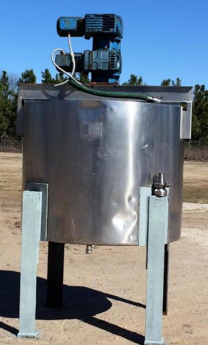 Will Flow Stainless Jacketed 500 Gallon Scrape Surface Dual Motion Processor