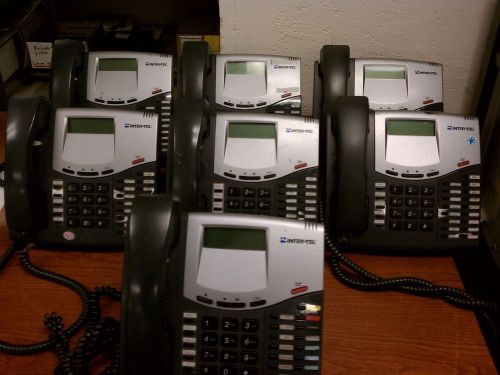 (Lot of 7) Inter-Tel  AXXESS 550.8520 LCD Phone with Handsets / PH137DS