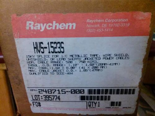 Raychem HVS-1523S 15KV 500-750 KCMIL Splice Kit New in Box