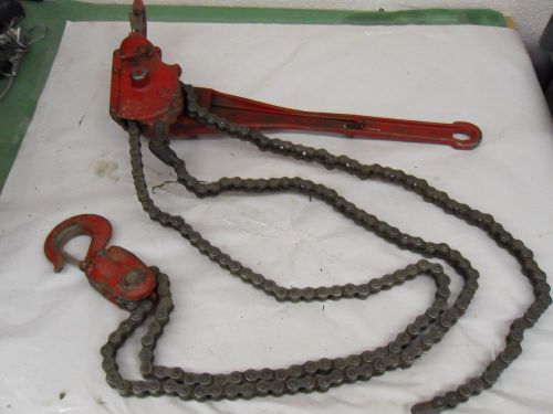Coffing manual chain hoist w/9&#034;chain.1 1/2 ton double chain 3/4 ton single chain for sale