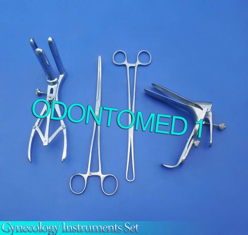Exam Set w/Mathieu+Pederson Speculum Medium Gynecology instruments