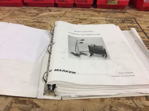 USED MARKEM 5400/5200 MANUAL SCHEMATIC DIAGRAMS   FREE SHIPPING!