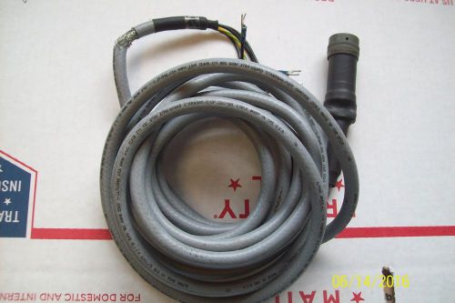 ALPHA WIRE CABLE XTRA-GUARD STANDARD FLEX 65604CY with (1) AMPHENOL FEMALE PLUG