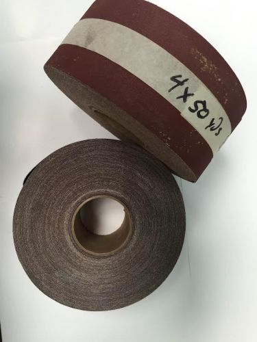 New SUPERIOR Abrasives 4&#034; x 50 YD 80 GRIT  Handy Shop Roll 27710