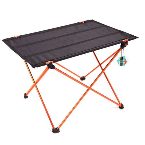 Outdoor ultralight portable folding desk aluminum alloy table for fishing picnic for sale