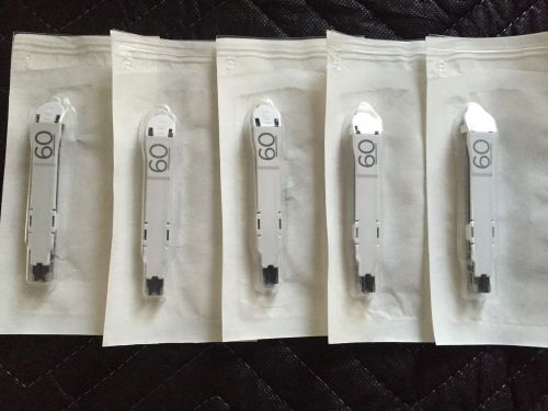 Lot of 5 . ECR60T. Ethicon ECHELON60 (Black ) 4.4mm Reload