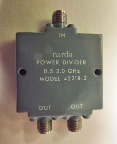Narda 4321B-2 0.5 to 2.0 GHz 2-Way Power Divider
