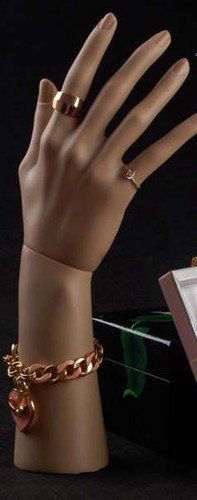 Free Standing Realistic Female Mannequin Right Hand Jewelry Display Flesh Tone