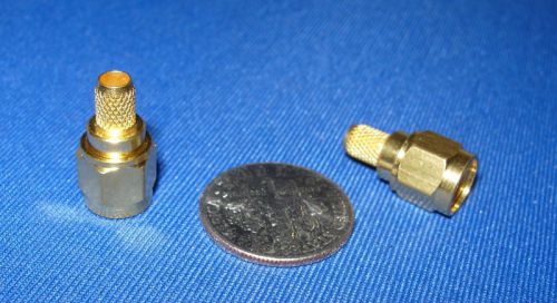 JOHNSON RF MICRO CONNECTOR GOLD COUPLER SMA MALE NOS!