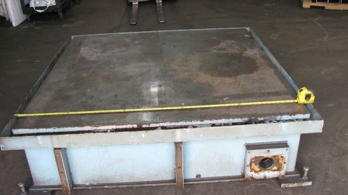 60&#034; square 1&#034; thick  steel welding assembly layout table machine base for sale