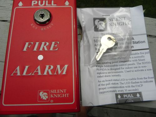 Addressable Pull Station Single Action Silent Knight SD500-PS SD500 Fire Alarm