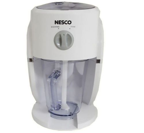 Nesco Making fantastic slushes, margaritas, Ice Crusher &amp; Drink Mixer in White