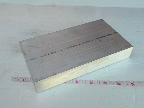 1-1/2 x 5 x 8, aluminum 6061 solid bar stock 1 pc machinist tool cnc milling