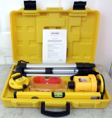 Alton Rotary Laser Level Kit Multi-Beam Professional 132300 Exc. Condition!