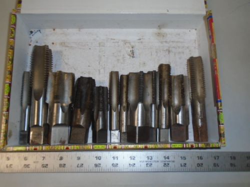 MACHINIST TOOLS LATHE MILL Machinist Lot of Threading Cutting Taps Tapping