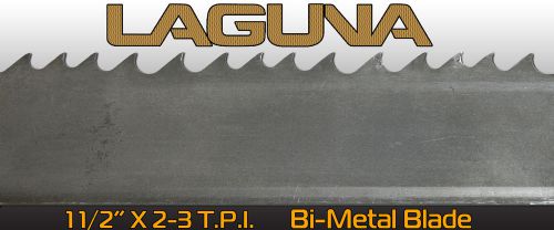 1 1/2&#034; 2-3 tpi x 183&#034; bimetal bandsaw blade laguna tools metal cutting blade for sale