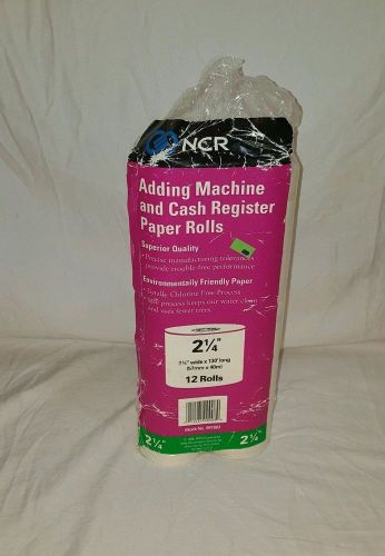 10 cash register paper rolls 2 1/4 inch x 130 inch for sale