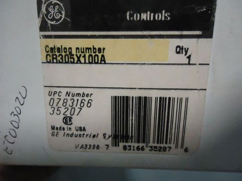 GE CONTROLS #CR305X100A AUX CONTACT KIT