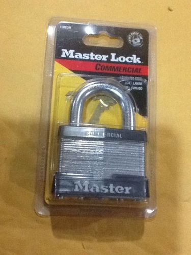 Master Lock 15DCOM Security Padlock  Laminated Steel  2-1/2 Inch Wide Body