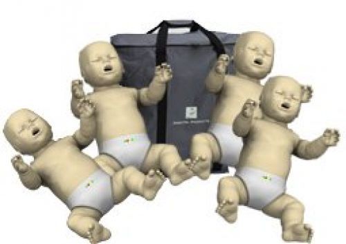 Prestan Products 4-Pack of Infant CPR Manikins with Compression Rate Monitors by
