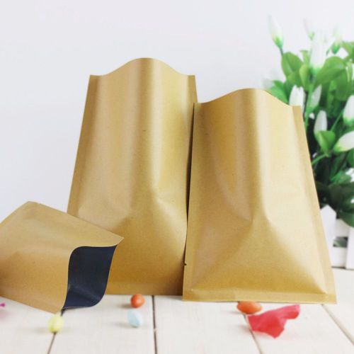 Variety of Style Kraft Paper Aluminum Foil Food Storage Packaging Bag Pouches