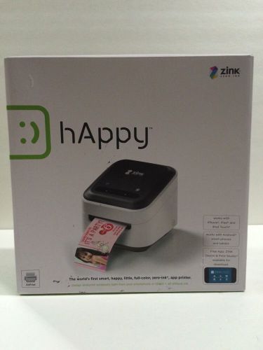 ZINK Happy Smart App Printer featuring Zink Zero Ink Technology Brand New