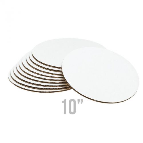10&#034; Round Corrugated Waxed Cake Boards (10 boards)