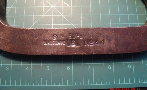 Hargrave cincinnati tool.co c-clamp super clamp  6 in.no.44 pat.1918469 for sale