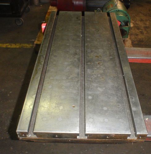 35.25&#034; x 16&#034; x 5&#034;  Steel Weld T-Slotted Table Cast iron Layout Plate Jig 3 Slot