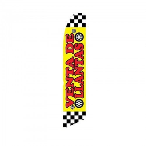 Venta de llantas cones swooper sign flag 15&#039; full sleeve banner made in usa (1) for sale