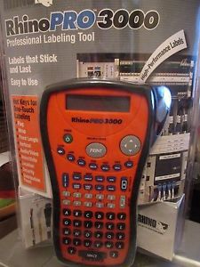 Rhino Pro 3000 Professional Labeling Tool 15605