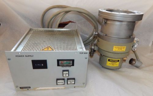 BALZERS PFEIFFER TPU-170 / TCP-300 TURBO PUMP AND CONTROLLER - CABLE INCLUDED