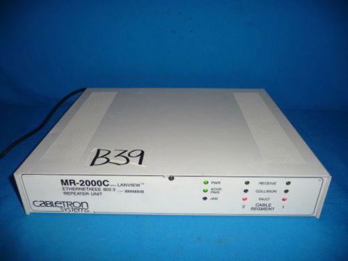 Cabletron MR-2000C MR2000C Lanview Ethernet / IEEE 802.3 Repeat Unit C